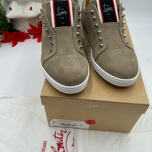 Christian Louboutin Mens FAV vontade sneakers size 41 made in Italy - Picture 4 of 11